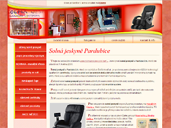 webová prezentace solné jeskyně